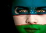 Uzbekistan flag boy Uzbekistan flag boy